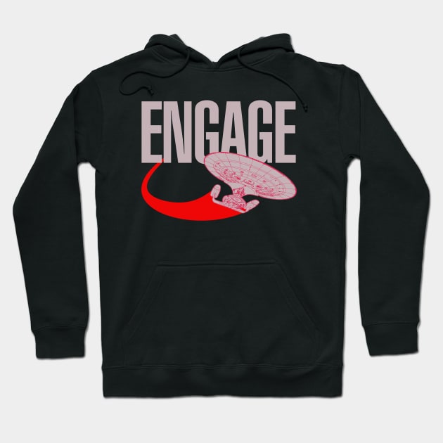 Engage! Hoodie by PopCultureShirts